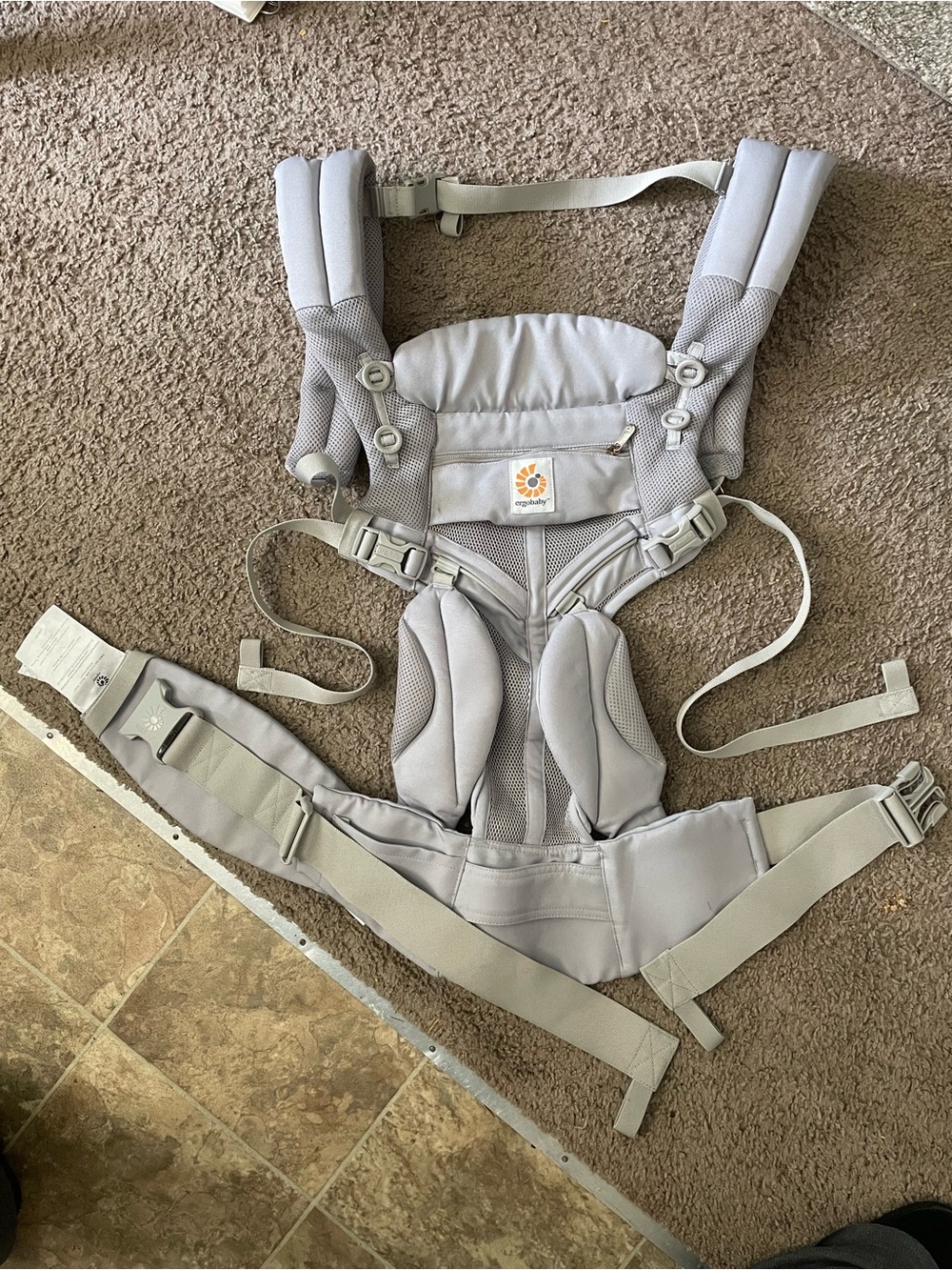Omni 360 cool air- pearl grey ergo baby